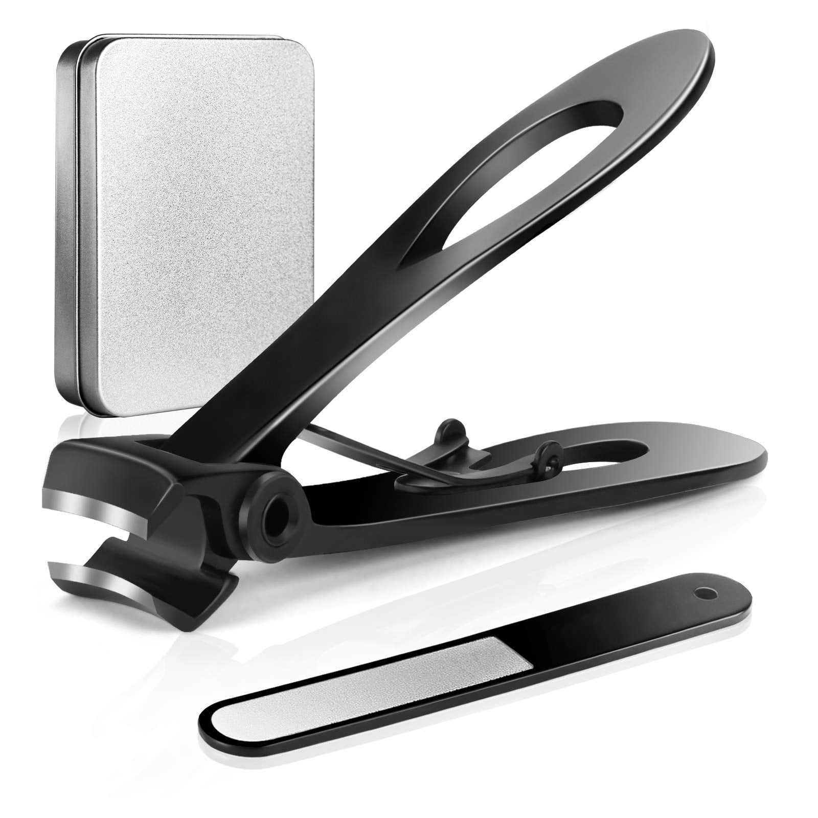 Nail Clippers for Thick Nails, 16mm Wide Jaw Opening Oversized Toenail Clippers Cutter with Sharp Curved Blade and Nail File, Heavy Duty Stainless Steel Fingernail Clippers for Seniors Elderly | Walmart Canada Nail Clippers for Thick Nails, 16mm Wide Jaw Opening Oversized Toenail Clippers Cutter with Sharp Curved Blade and Nail File, Heavy Duty Stainless Steel Fingernail Clippers for Seniors Elderly | Walmart Canada