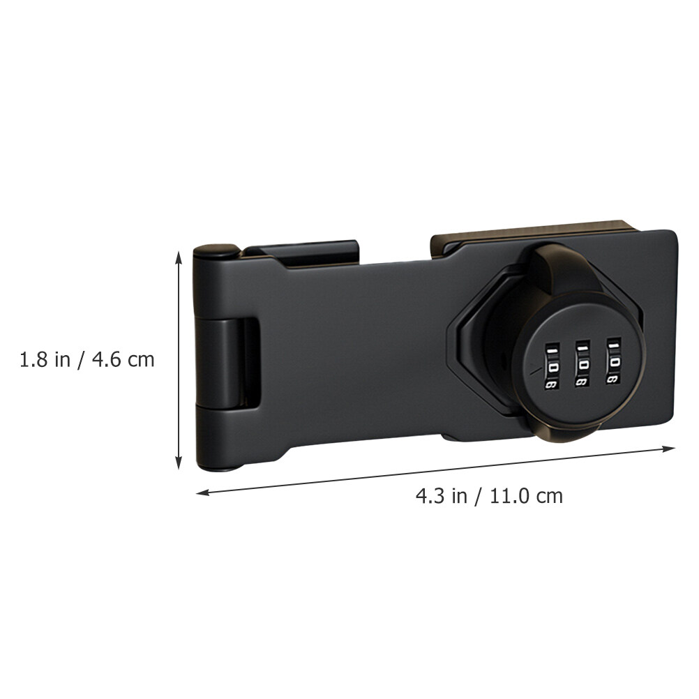 1 Set Door Combination Lock Antitheft Drawer Lock Double Open Lock