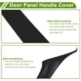 thumbnail image 4 of Cubierta de recorte de manija de panel de puerta del lado del conductor delantero Unique Bargains para BMW 5 Serie F10 Sedan 2010-2013, cubierta de manija de puerta interior No.51417225873 Negra, 4 of 6