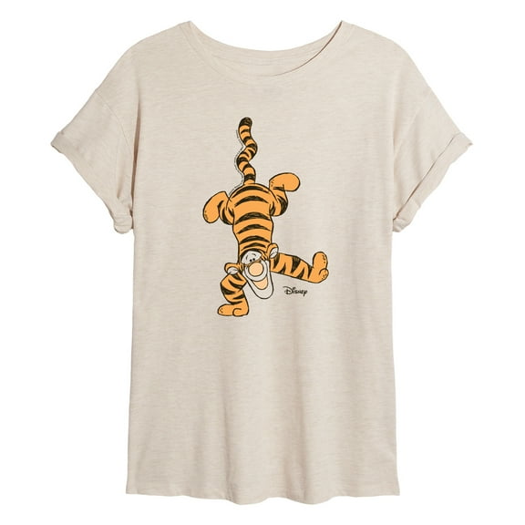 Disney - Tigger Handstand - Juniors Ideal Flowy Muscle T-Shirt