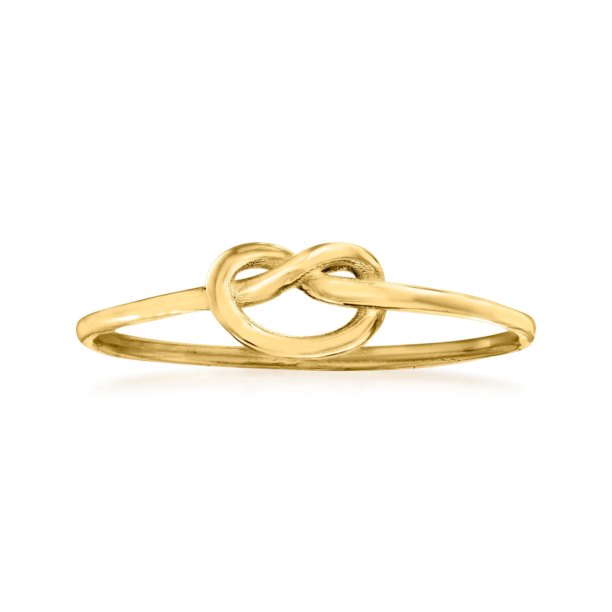 Pure Collection by Ross-Simons Italian 14kt Yellow Gold Love Knot Ring, Women's, Adult
