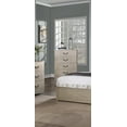 thumbnail image 2 of Bedroom California King Size Bed 6pc Set Dresser Mirror Nightstands Chest Light Tan Hue Finish Panel Headboard Gorgeous Bed, 2 of 8