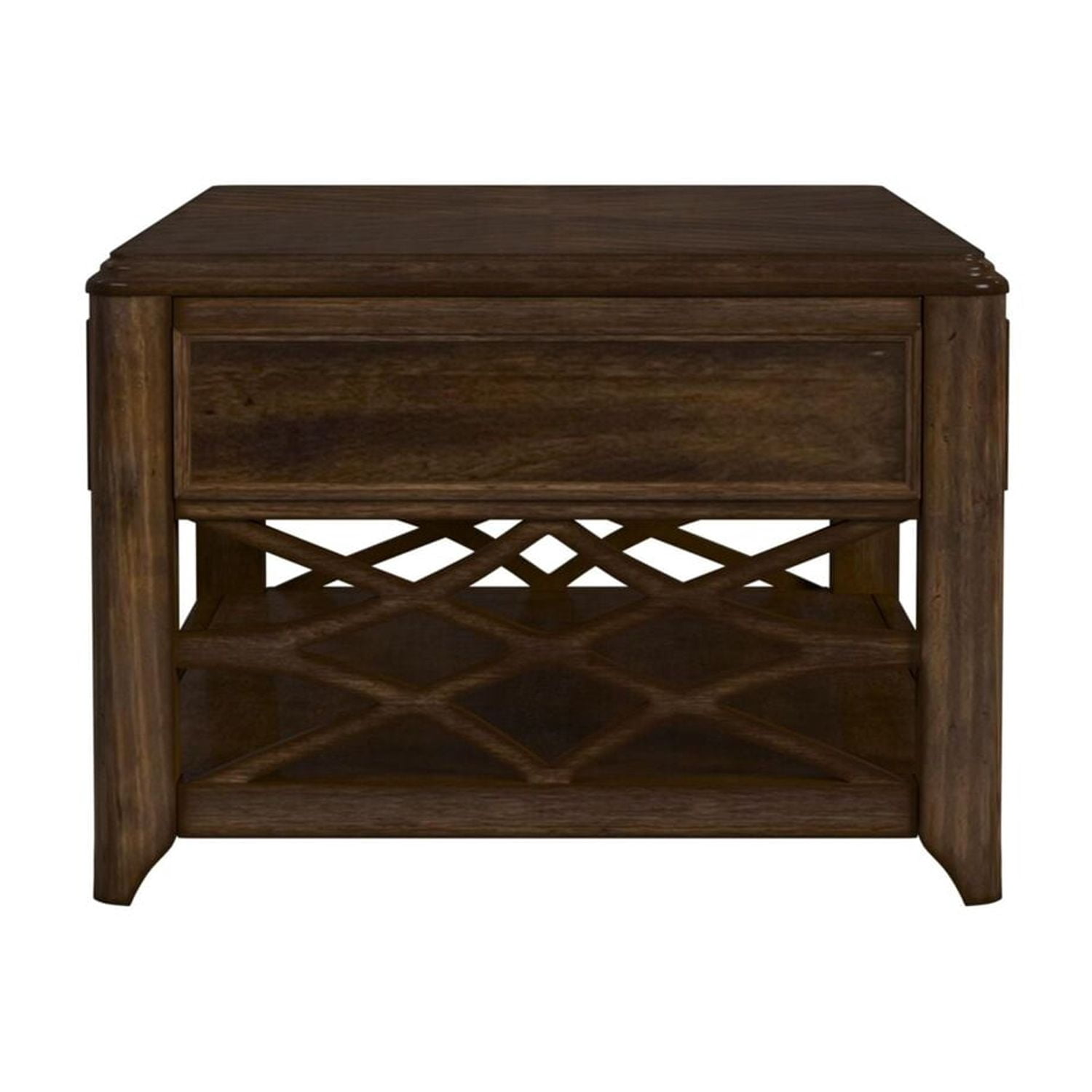 Picket House Furnishings Stark Lift-Top Coffee Table in Cherry