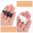 thumbnail image 4 of Milisten 12 Pcs Embouts de Lampe Embout de Lampe Bouton Noir Blanc Rond 4.5x0.98 Po, 4 of 5