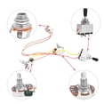 thumbnail image 3 of Piezas de guitarra, arnés de cableado de 3 vías para guitarra eléctrica, kit de arnés de cableado de guitarra EOTVIA NO, 3 of 7