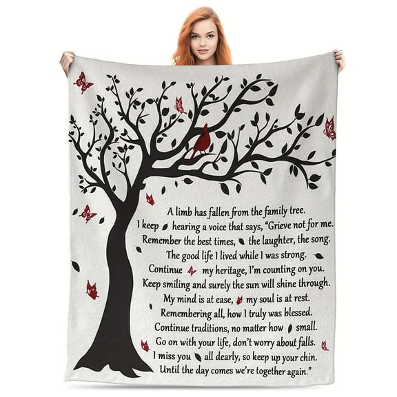 1 Pc Funeral Gift Blanket Condolence Gift Gift To Commemorate The Loss Of Mother/father Condolence Gift Commemorative Gift Gift To Commemorate The Loss Of Loved Ones
