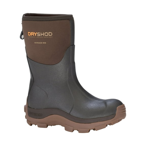 Dryshod Women's Haymaker Mid Cut Brown Boot in Size 6