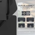 thumbnail image 5 of Topcobe Quick Assemble Firepit & 3-in-1 Stove Set - Wood Burning Fireplace with Coffee Table, Easy Carry Bag Included, Black, 5 of 7