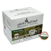 Wicked Awesome Organic Decaffeinated Coffee, Single Serve Cups, 32 ct