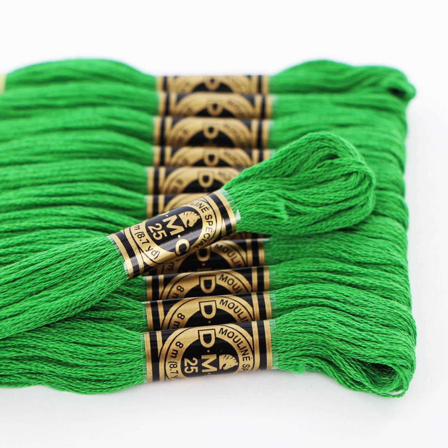 DMC Green Cotton 6 Strand Floss 8m