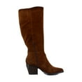 thumbnail image 6 of Naturalizer Women's Fae Knee High Boot Saddle Tan Suede Wide Calf 12M, 6 of 8