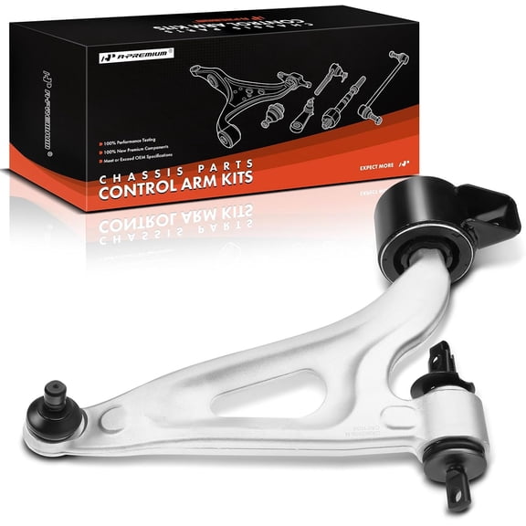 A-Premium Front Right Lower Control Arm, with Ball Joint & Bushing, Compatible with Ford Freestar 2004-2007, Mercury Monterey 2004-2007, FWD, Replace # K80724 521-038