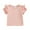 Pink, variant on Bagilaanoe Toddler Baby Girls T-Shirts Solid Color Fly Sleeve Ribbed Tees 12M 18M 24M 3T 4T 5T Kids Summer Casual Tops