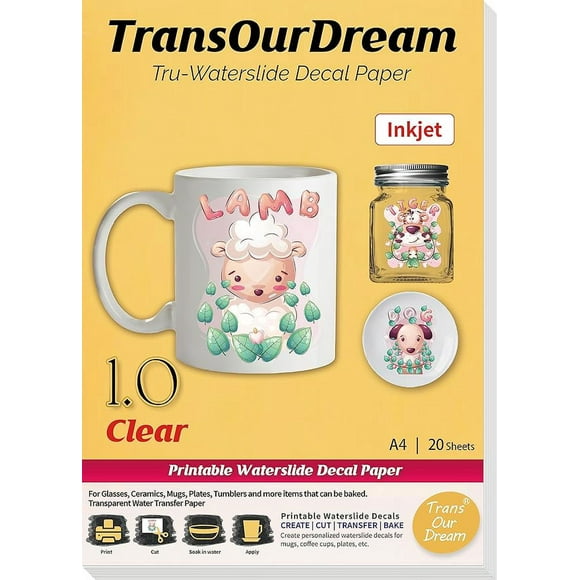 Inkjet Waterslide Decal Paper