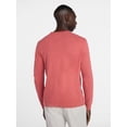thumbnail image 3 of George Men's and Big Men's Slub Pocket Crewneck Tee with Long Sleeves, Size XS-3XL, 3 of 5