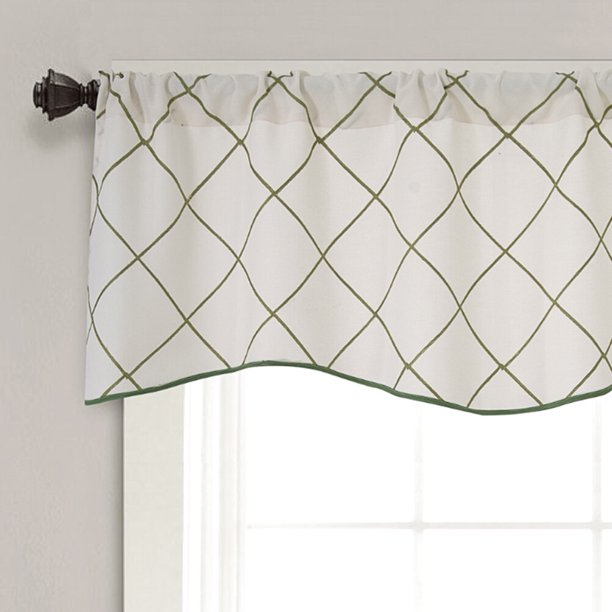 UPOUART Corta Para Ventana Estilo Rústico Verde Con Confección Para Y Oficina