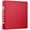 Red, variant on Staples Standard 2" 3-Ring Non-View Binder Black (26417-CC) 55357/26417