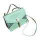 thumbnail image 3 of Bolsos de hombro con solapa Yinane Bolso de compras verde correa ajustable elegante borla, 3 of 8