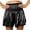 Black-13, variant on REALiKUN Women Sequin Smocked High Waisted Flowy Glitter Sparkly Metallic Shorts Elastic Workout Yoga Shorts