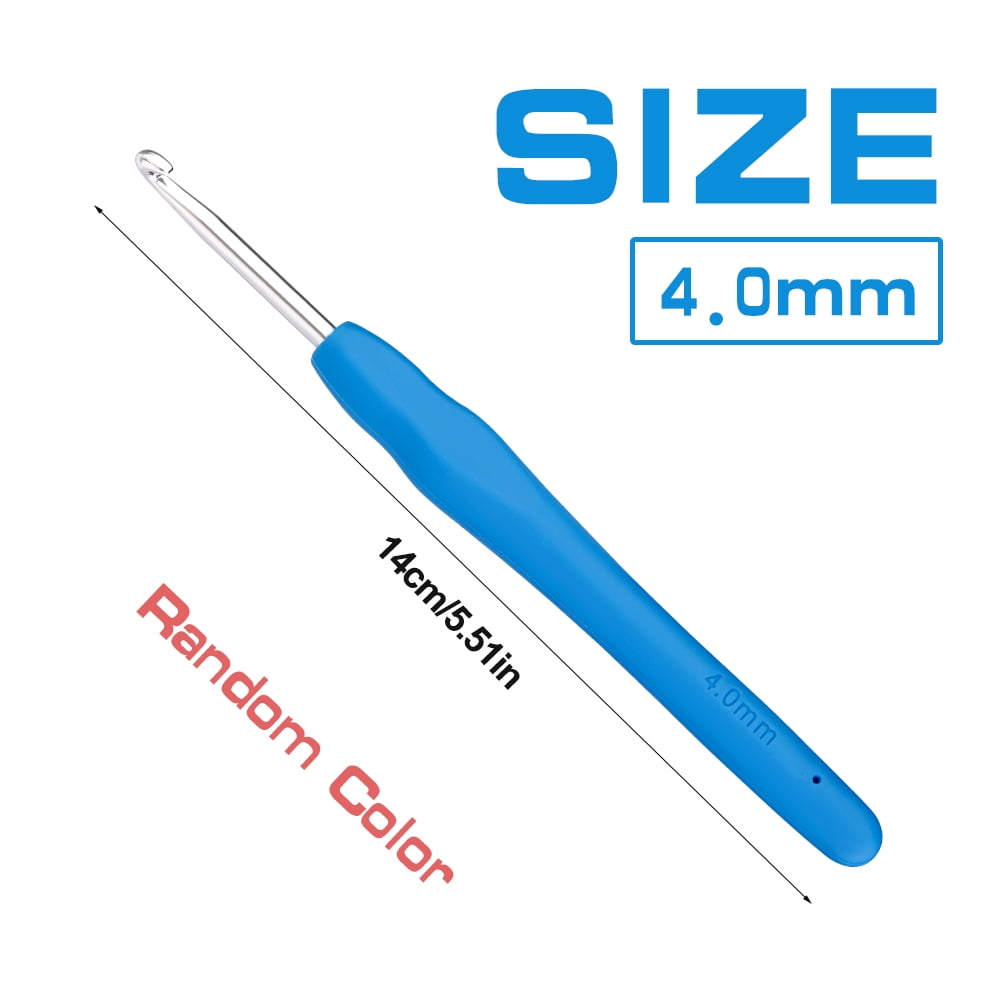 Jupean Ergonomic Crochet Hook, Extra Long Knitting Needles, 2.5 mm