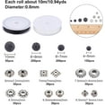thumbnail image 2 of DIY Bead Stretch Bracelets Making Kits Including Natural Lava Rock Round Beads Tibetan Style Alloy Spacer Beads and Elastic Crystal Thread Beads: 780pcs/set Thread: 0.8mm about 10m/roll 2rolls/set, 2 of 7