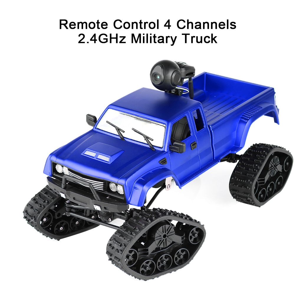 Greensen 4 Channels Remote Control 2.4GHz RC Military Truck Electric