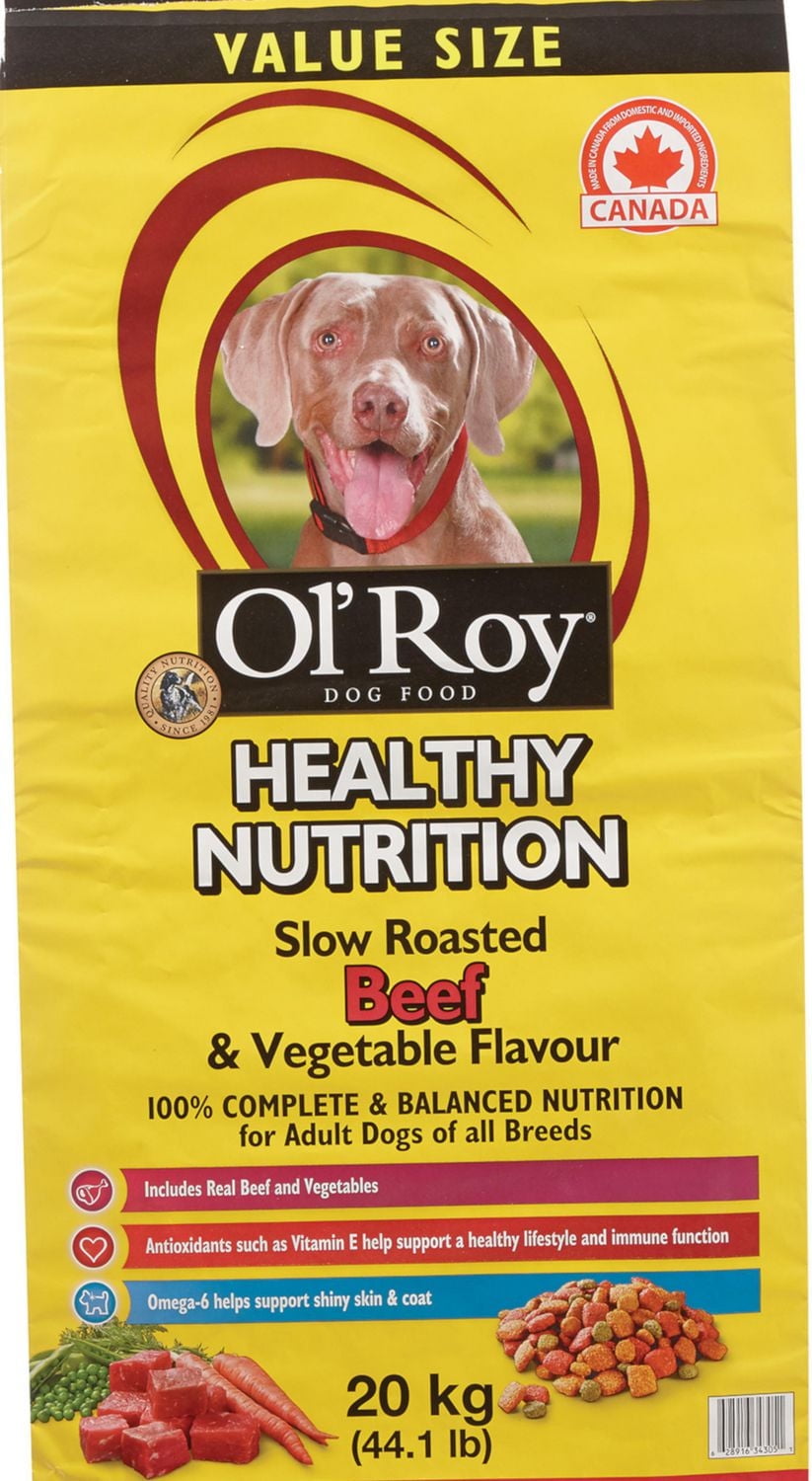 Ol' Roy Healthy Nutrition Slow Roasted Beef & Vegetable Flavour - Dry food for Adult dogs