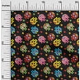 thumbnail image 2 of oneOone Polyester Spandex Black Fabric Skull Sewing Material Print Fabric By The Yard 56 Inch Wide-aC, 2 of 5