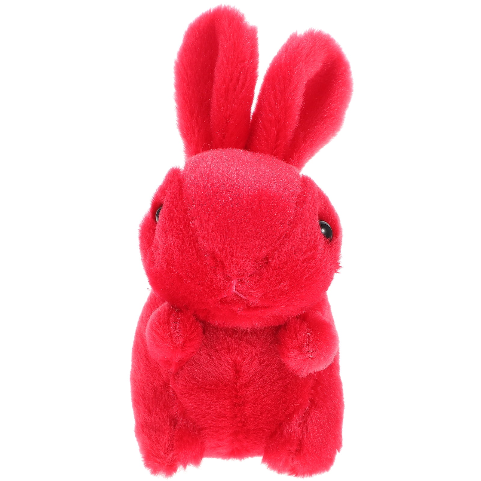 Plush Rabbit Keychain Backpack Charm Stuffed Animal Keyring Backpack