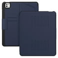 thumbnail image 3 of ELEHOLD for iPad Pro 13 inch  2024 Flip Leather Case,Magnetic Auto Wake/Sleep Multi-Angles Kickstand Anti-Slip Built-in Card Slots Business Shockproof Cover for Women Men,Navyblue, 3 of 9