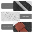 thumbnail image 4 of 1PC Bolsa de almacenamiento de joyas Anillo Pendientes Caja de almacenamiento Caja de embalaje de joyería de fieltro, 4 of 7