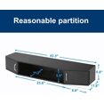 thumbnail image 4 of FITUEYES Floating Shelf Entertainment Center,TV Stands With Open Shelf Media Console Rack Cabinet with Storage Black, 4 of 5