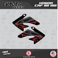 thumbnail image 2 of Kalair GFX Graphics Kit for Honda CRF100 (2004-2010) Evader Series, 2 of 5