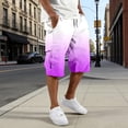 thumbnail image 5 of CONZONE Mens Cargo Shorts Gradient Color Straight Leg Cargo Shorts for Men Lightweight Relaxed Fit Outdoor Workout Shorts With Pockets, 5 of 5