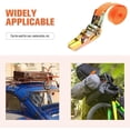 thumbnail image 7 of Heavy Duty Ratchet Strap, Tie Down Cargo Tension Belt, 2m, Orange, Metal Buckle, 7 of 7