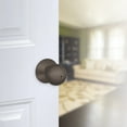 thumbnail image 4 of Schlage F40-Orb Orbit Privacy Door Knob Set - Brass, 4 of 4