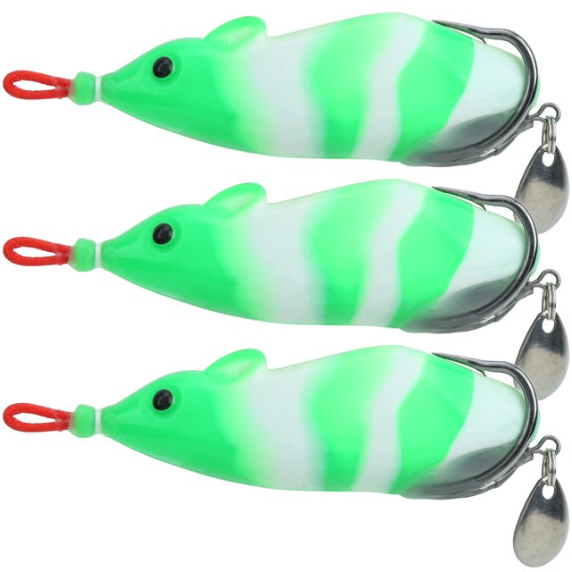 Bait 3Pcs Sequin Conversion Soft Artificial Simulation Snakehead Lure Bait Fishing Tackle