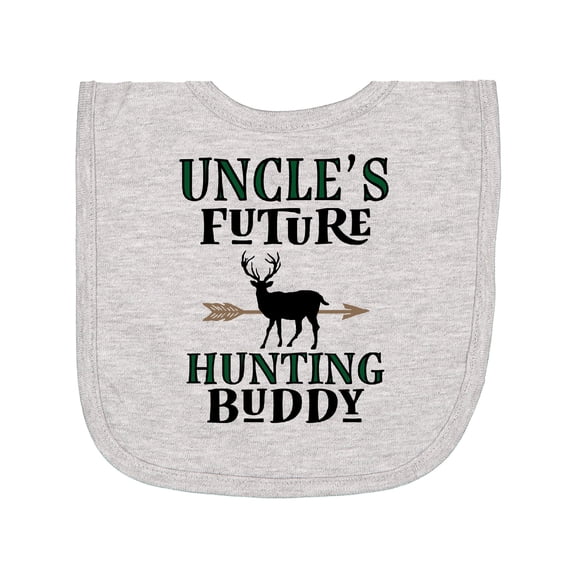 Inktastic Uncle Future Hunting Buddy Boys Newborn Bib