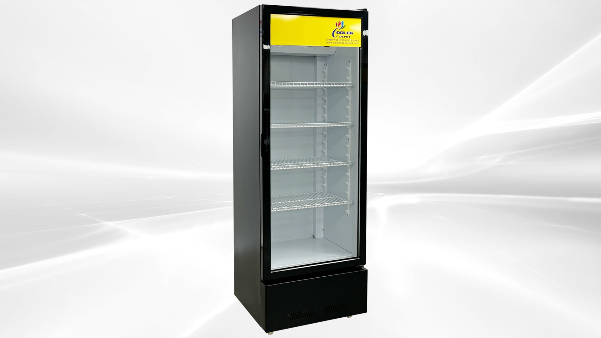 NSF Commercial 67 inches high glass door refrigerator LC-360A