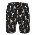 thumbnail image 3 of Fotbe Playing Music Skeletons Trajes de Baño Estampados para Hombre, Shorts de Verano de Secado Rápido, Ropa de Playa, Bañadores-3X-Large, 3 of 6
