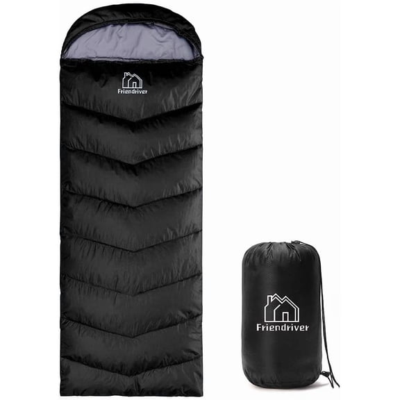 XL Size Upgraded Version of Camping Sleeping Bag 4 Seasons Warm and Cool, Lighter Weight, Adults Children Can Use Waterproof Bag, Travel Outdoor Activities