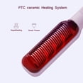 thumbnail image 4 of Cepillo alisador de pelo con iones negativos, peine alisador de pelo, cepillo alisador de pelo con función anti-escaldaduras, bloqueo automático de temperatura y función de apagado automático, 4 of 5
