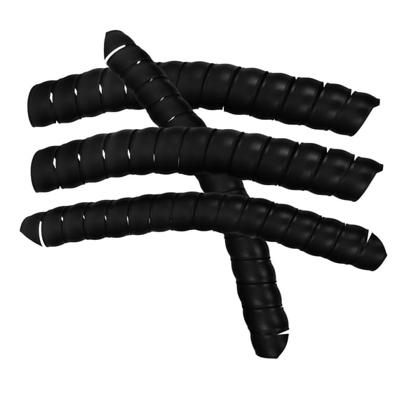 4 Pcs Tree Protectors Tree Wraps to Protect Bark Trunk Protector Black 45.00X5.00X5.00CM