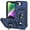 Blue, variant on Decase for Apple iPhone 16e Case, Military-Grade Ring Holder Kickstand Heavy Duty Hybrid Case with Slide Lens Cover,Shockproof Rugged Dual-Layer Hard Phone Case for iPhone 16e,Purple