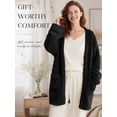 thumbnail image 6 of DAKIMOE Sleep Cardigans Robe Bed Jackets for Women Toasty Cozy Sherpa Coat Cloud-Soft House Jacket Loose Oversized Fleece Fuzzy Outwear, S-XXL, 6 of 9