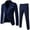 Navy, variant on Men's Slim Fit One-Button Three-Piece Suit Set, Formal Business Blazer, Vest, and Trousers for Wedding, Party, and Office Occasions,Navy XL