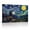 B, variant on XaaKee Mystic Wanderer Celestial Guardian Canvas Wall Art Starry Cosmos Epic Landscape Fine Art Prints Canvas Prints Wall Art Inner Framed 18*12Inch