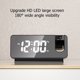 thumbnail image 1 of Proyector digital LED Reloj despertador Pantalla de temperatura Reloj despertador (Negro) Ndcxsfigh Nuevos Originales, 1 of 9