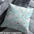 thumbnail image 2 of jejeloiu Kawaii Halloween Ghost Fabric by the Yard 10 Yards,Trick Or Treat Room Decor Fabric by the Yard,White Blue Sewing Fabric For Teens Girl,Super Cozy Room Decor, 2 of 6