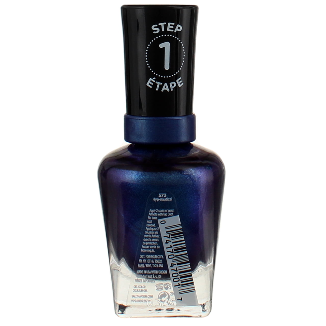 Sally Hansen Miracle Gel Nail Polish Liquid, Hyp-nautical, 0.5 fl
